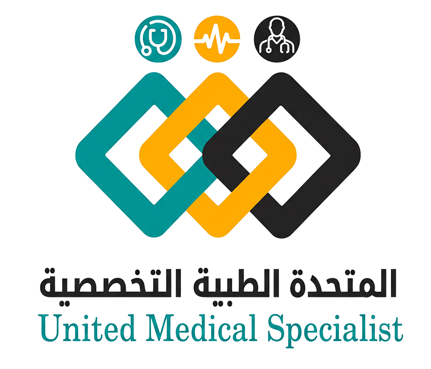 شعار عيادات المتحدة الطبية — السويس